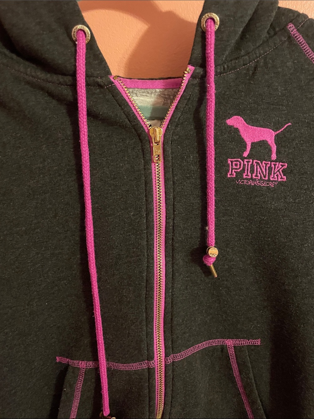 Victoria Secret Pink Hoodie - Picture 2 of 10
